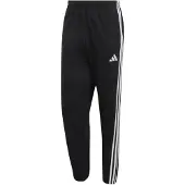 Adidas adidasPantalón de felpa con perneras ajustadas a la altura del puño del tobillo Essentials 3 Stripes S Black / White Hombre