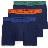 Ralph Lauren Calzoncillo boxer azul / navy / esmeralda / naranja oscuro