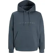 Jack & Jones Sudadera 'JJESTAR' grafito / blanco