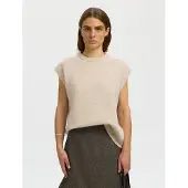 Selected Jersey 'SLWLULU' greige
