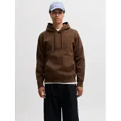 Jack & Jones Sudadera 'JJESTAR' chocolate