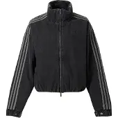 Adidas Chaqueta de entretiempo 'Firebird' gris claro / negro denim