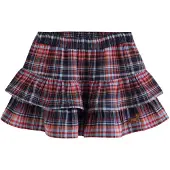 Next Falda navy / azul claro / naranja / rojo