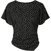 Pieces Top 'PCAnnie' negro / blanco