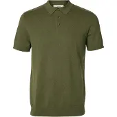 Selected Camiseta 'SLHBerg' caqui