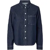 Pieces Blusa 'PCSilke' azul oscuro