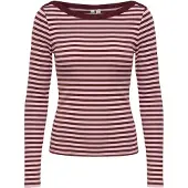 Pieces Camiseta 'PCSof' rosé / rojo vino