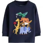 Next Camiseta azul / navy / amarillo