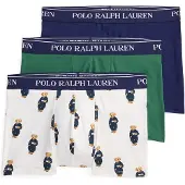 Ralph Lauren Calzoncillo boxer 'Classic' beige / navy / verde / blanco