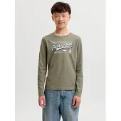 JACK&JONES JUNIOR Junior Camiseta verde / negro