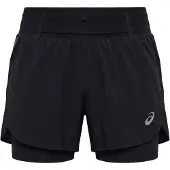 Asics - Fujitrail Elite Short - Pantalones cortos de running size XXL, negro