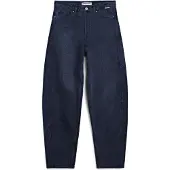 Armedangels - Women's Baarly High Waist Barrel Jeans - Tejanos size 34 - Length: 32'', azul