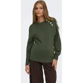 ONLY Maternity Jersey 'OLMEmma' verde moteado