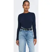 ONLY Camiseta 'ONLBamboo' azul oscuro