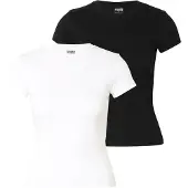 Urban Classics Camiseta negro / blanco