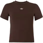 Adidas Originals Camiseta 'ESSENTIALS ' chocolate / blanco