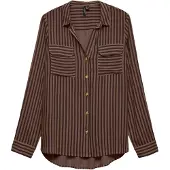 Vero Moda Blusa 'VMBUMPY' marrón / chocolate