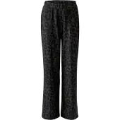 OUI Pantalón marrón oscuro / negro