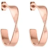 Purelei Pendientes 'Flow' oro rosa