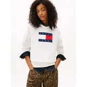 Tommy Hilfiger Sudadera 'Tommy Flag' navy / rojo / blanco