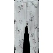 Name it Leggings 'NBMWANG' azul paloma / marrón / lila pastel / naranja pastel
