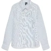 Vero Moda Blusa negro / blanco