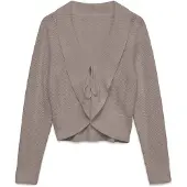 Vero Moda Cárdigan 'VM' beige oscuro