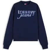Tommy Hilfiger Sudadera azul / navy / negro / offwhite
