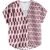 Next Blusa marrón / rosa