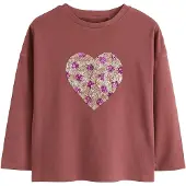 Next Camiseta marrón castaño / capuchino / lila