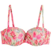 Ted Baker Top de bikini amarillo claro / verde pastel / rosa / rosa