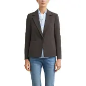 Comma Blazer marrón oscuro