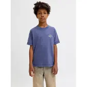 Jack & Jones Junior Camiseta 'JORNorrebro' zafiro / amarillo claro