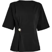 Minus Top 'Sanne' negro