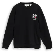 Tom Tailor DENIM Sudadera 'Peanuts' rojo / negro / blanco