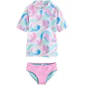 Next Traje de baño azul / menta / rosa claro / blanco