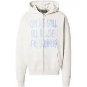 Pegador Sudadera con cremallera 'Elgin' azul claro / gris claro