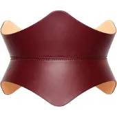 Haute Cuir Cinturón 'Soreen' borgoña