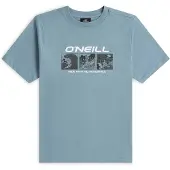 O'Neill Camiseta azul / negro / blanco