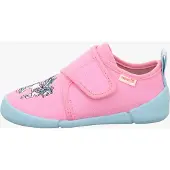 Superfit Zapatillas de casa 'VENTI' azul claro / rosa / negro / blanco