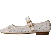 Super Mode Bailarina 'M&M Mira Max Ballerinas mit Riemchen' beige