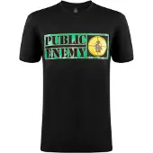 Public Enemy Camiseta 'Target T-Shirt' negro