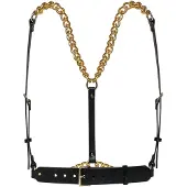 Haute Cuir Cinturón 'Vea Chained Harness' negro
