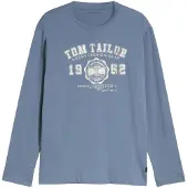 Tom Tailor Camiseta zafiro / blanco