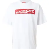 Diesel Camiseta 'T-BOXT-AA20' rojo / rojo rubí / blanco