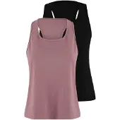 Trendyol Top altrosa / negro
