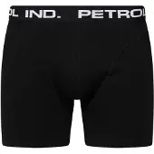 Petrol Industries Calzoncillo boxer negro / blanco