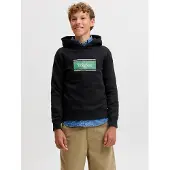 Jack & jones Junior Sudadera 'JJBuster' verde / negro / blanco