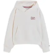 Tommy Hilfiger Sudadera rojo oscuro / blanco