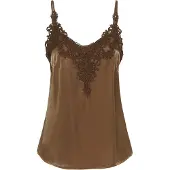 Cream Top 'CRANNA' marrón